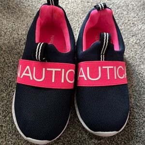 Nautica Kids' Navy and Pink Slip-On Shoes